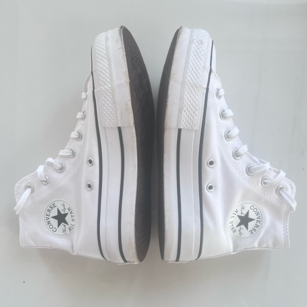 Converse Chuck Taylor All Star High-Top Platform Sneaker Size 7 - Picture 3 of 13